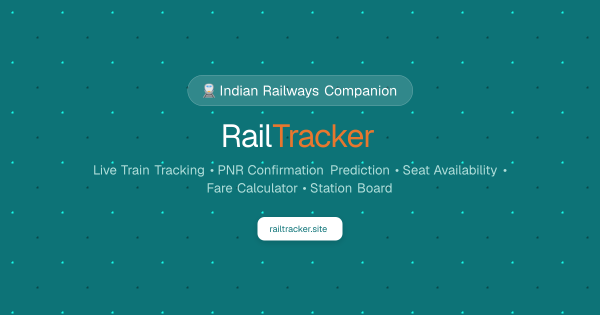 Rail Tracker - Live Train Running Status & PNR Status
